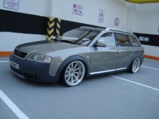 1:18 Audi A6 Avant Allroad Tiefer Tuning mit 19 Zoll VW R-line Echt Alu Felgen