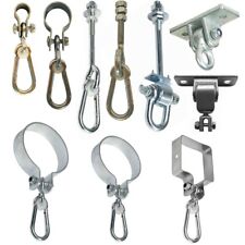 Schaukelhaken Manschettenhaken Schaukelschellen Schelle mit Karabinerhaken verz.