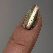 Fingernagel zum Aufkleben aus 14k Gelbgold / Weißgold /Rosegold  