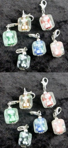 Glas anhänger quader mit - anhänger,