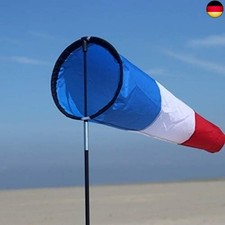 Wolkenstürmer® Westwind Windsack (blau) - 75 cm, Maritime Dekoration und W