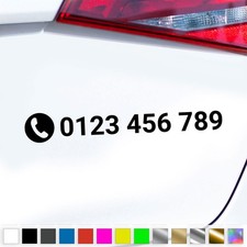 Telefonnummer 2 Aufkleber