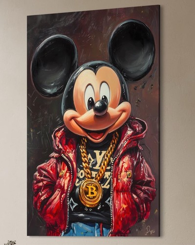 Micky maus leinwand bild - micky,