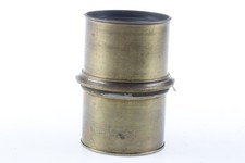 Messingobjektiv rund 24cm