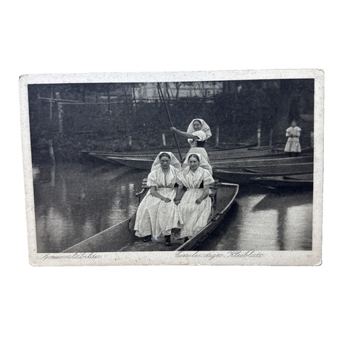 Postkarte spreewald tracht - ak,