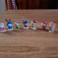 7x Hello Kitty Mini Sammler Figuren Sanrio '76 2006-2014 Spielfiguren
