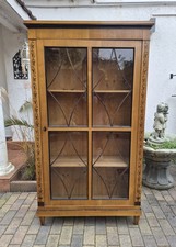 Antike Vitrine Kirschbaum