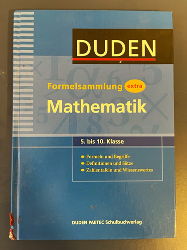 Duden formelsammlung extra - duden,