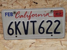 NUMMERNSCHILD USA CALIFORNIA *