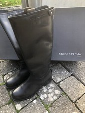 Marc O’Polo Stiefel Reitstiefel Echtleder schwarz Gr. 4 NEU und ungetragen