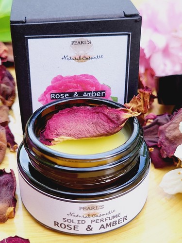 Rose amber solid parfum - &,