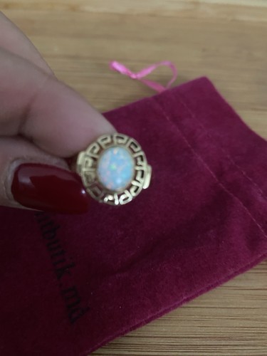 Vintage ring mit opal - mit,