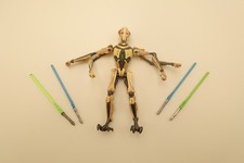 ❗️General Grievous Action Figure 2005 ROTS with Lightsabers❗️GUTER ZUSTAND