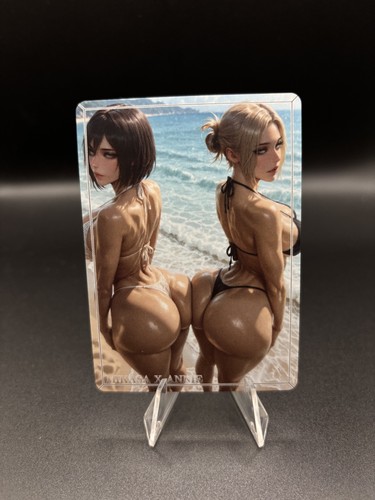 Mikasa annie aot waifu card - annie,
