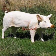 Schwein rosa Werbefigur