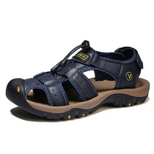 Herren Sandalen Sommer Trekkingsandalen Leder Freizeit Schuhe Outdoor Sport