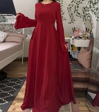 Abendkleid Maxi Lang Rot Gr
