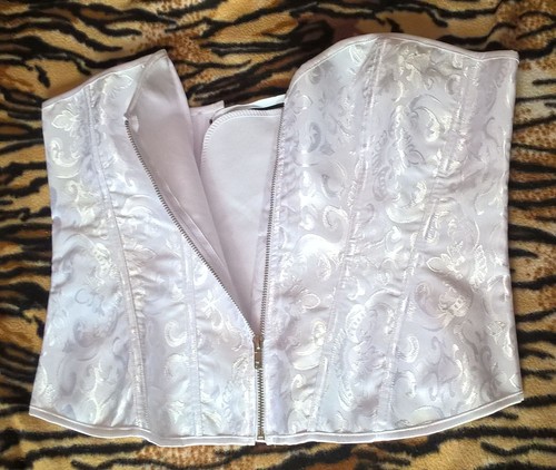 Korsage elegant weiß - elegant,, xl
