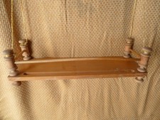 regal holz hängeregal vintage nachlass bauernstube 50iger jahre