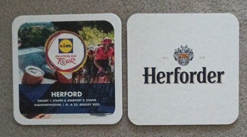 Herforder pils bierdeckel - -,
