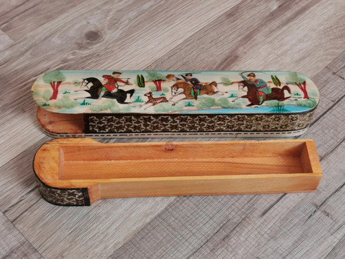 Antiker griffelkasten holz - griffelkasten,,