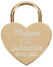 LIEBESSCHLOSS GRAVIERT MIT