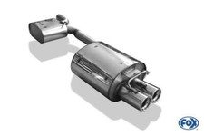 FOX Sportauspuff Halbanlage ab