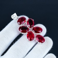 Red Garnet Edelstein Lab- Made
