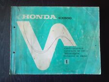 Honda CX 500 CX500 1977 Teile-Katalog Parts Catalogue Catalog List Ersatzteile