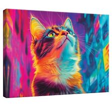 Leinwand Bilder Abstrakt Katze
