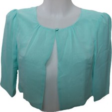 DAMEN BLUSE TRANSPRENT  BOLERO