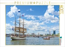 CALVENDO Puzzle Das Segelschiff "Europa" sticht in See | 1000 Teile Lege-Größe 6