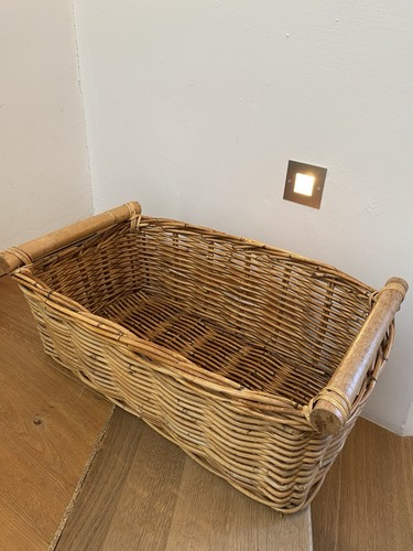 Holz deko korb - holz,