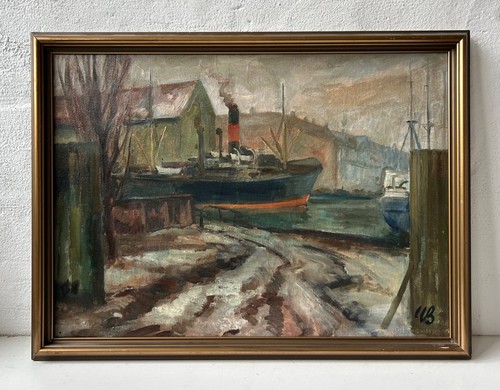 ölbild 1935 willy bille - willy,