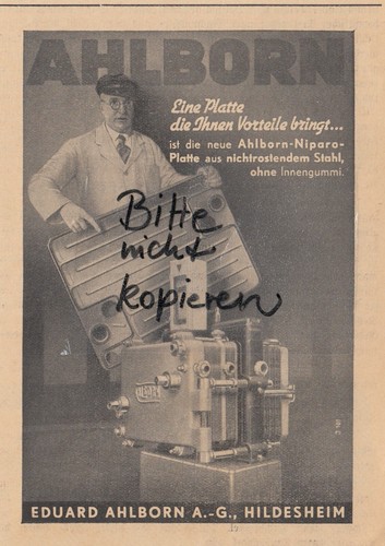 Hildesheim werbung 1939 - werbung,