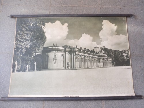Alte rollkarte schulwandtafel - rollkarte,