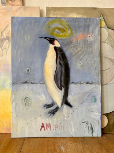 Gemälde pinguin öl auf - gemälde,