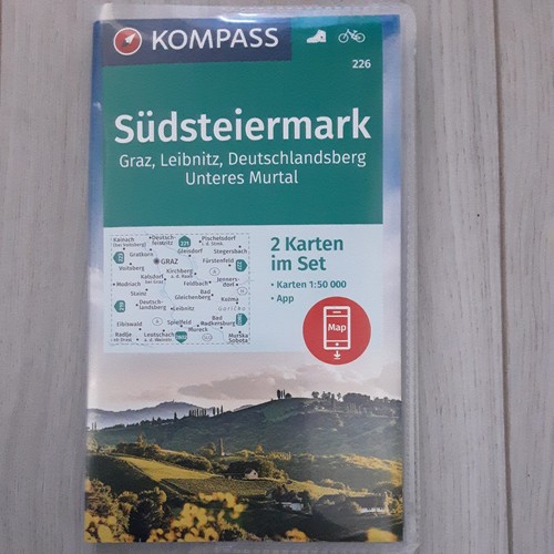 Wander und radkarte - und,