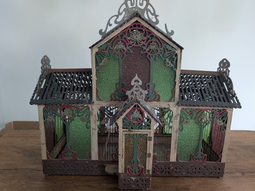 Antiker jugendstil vogelkäfig - antiker,