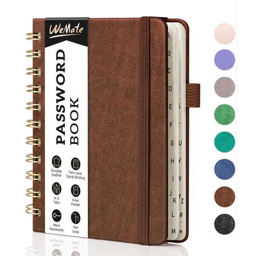 Passwort buch register - a-z, a6