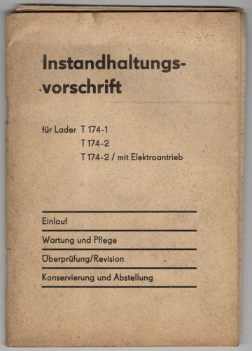 Instandhaltungsvorschrift