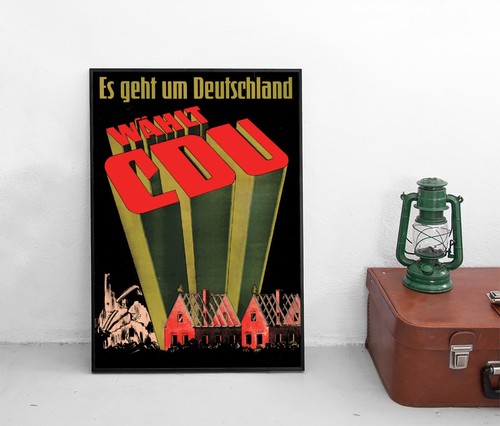 Poster cdu geht - -, um