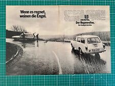 Uniroyal VW Polizei Opel KTW Krankenwagen Oldtimer Original 1972 Vintage Werbung