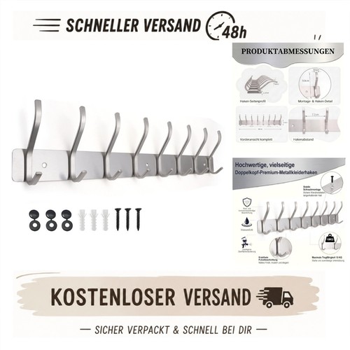 Hakenleiste wandgarderobe - hakenleiste, 8
