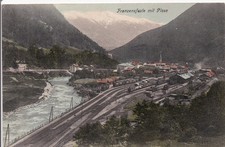 AK Franzensfeste Italien mit Pose Eisenbahn Zug Kleinformat 1909