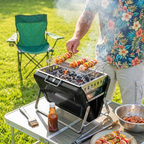 Outsunny holzkohlegrill aus - outsunny,