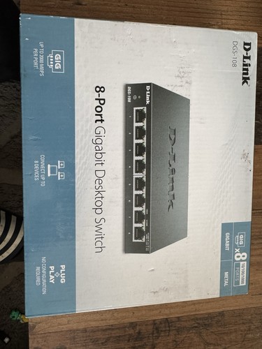 Link dgs 108 port gigabit - d-link, dgs-108