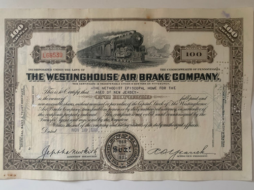 The westinghouse air branke - westinghouse,