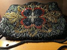 Elegante Abendhandtasche mit Perlenstickerei neuwertig