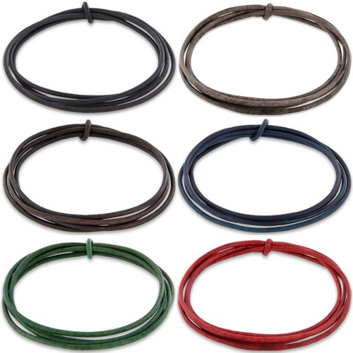 Lederband lederbänder rund - lederband,